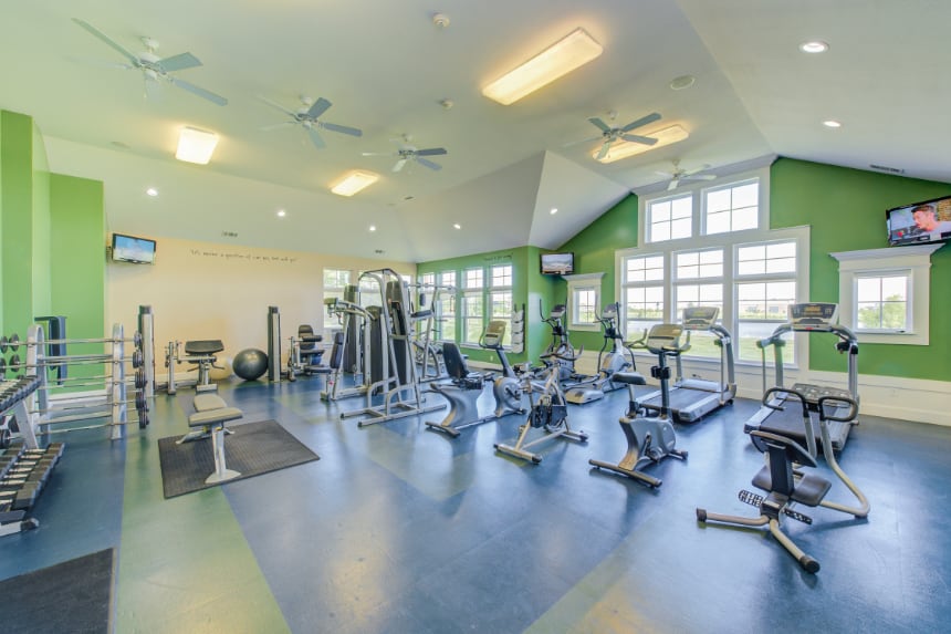Fitness Center in a Sylvania apartment community.